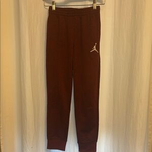 Jordan Kids Maroon Sweatpants | Dri-Fit